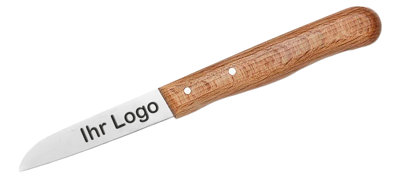 Werbemesser mit klassischem Holzgriff