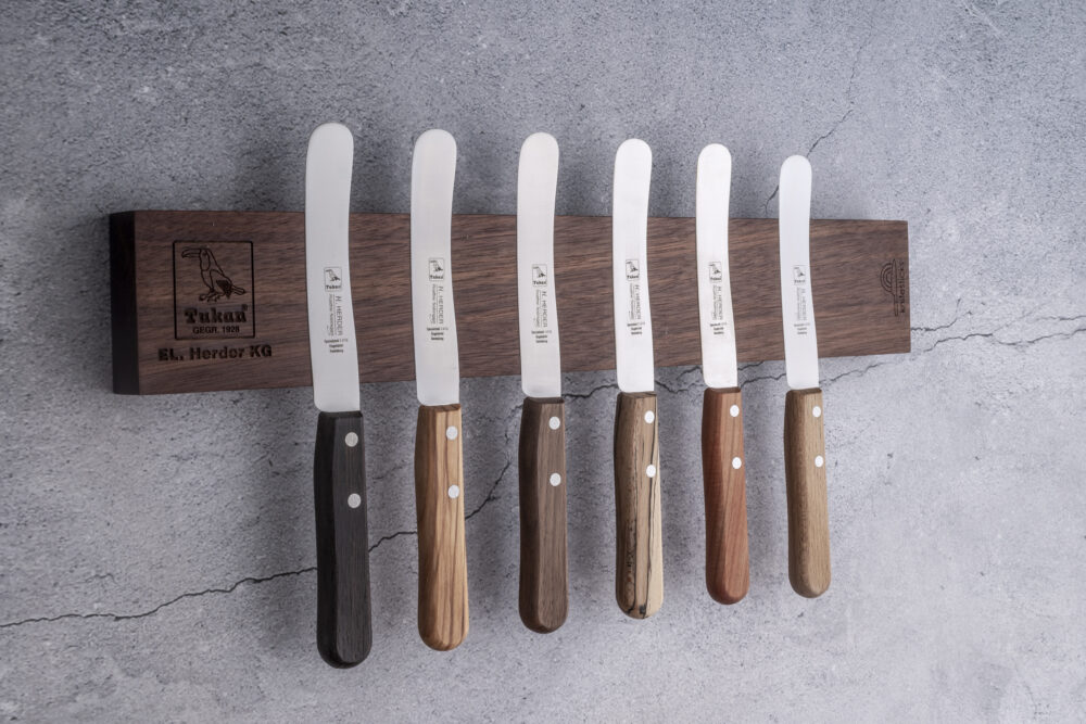 H.Herder Buckels für alle - 6er-Set Buckelsmesser/Frühstücksmesser verschiedene Griffe-rostfrei – Bild 2
